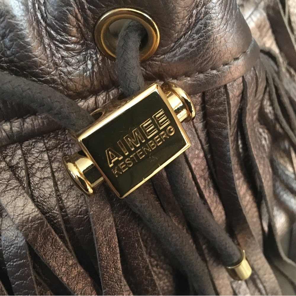 Aimee Kestenberg Pebble Leather Fringe Crossbody - Picture 5 of 8
